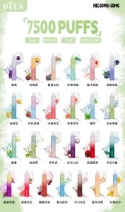 叮啞一次性7500口-口味